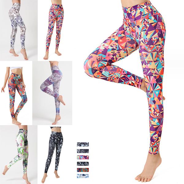 LU LU LEMONS Yoga Leggings ign Femmes Shorts Camouflage Pantacourt Tenues Lady Sports Dames Exercice Fiess Porter Filles Running Stamp Leggings Gym Pan