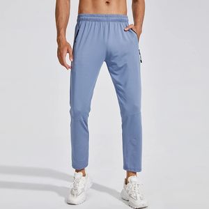 Lu Lu LULemens Pantalon long de jogging pour homme, tenue de sport, de yoga, séchage rapide, cordon de serrage, poches de gym, pantalon de survêtement décontracté, taille élastique, fitness, 4 couleurs