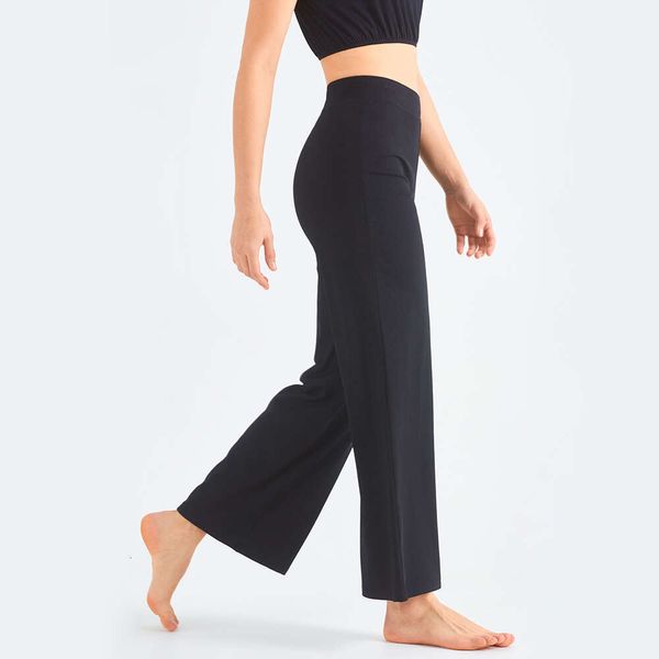 Lu Lu Pant Align Lemon Yoga Pantalon large pour femme - Pantalon évasé - Legging ample avec protection solaire - Pilates - Pantalon de sport décontracté - Jogger