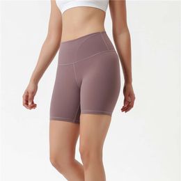 Lu Lu Shorts aligner citron Yoga Super extensible athlétique taille haute entraînement doux femmes Fitness Biker Shorts vêtements de course survêtement