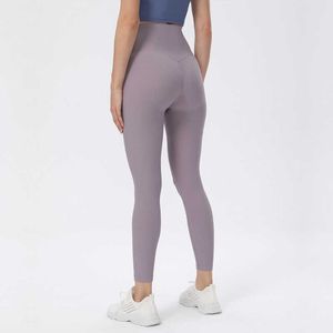 Lu Lu femmes Yoga pantalons de course Fitness vêtements de sport Capris côtes collants de sport taille haute hanche levage sport Leggings pantalon