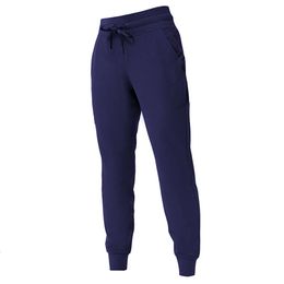 Lu Lu Yoga Citroen Klaar voor RuLu Joggerbroek met dames Hoge taille Gym Trekkoord Joggingbroek Fitness Losse broek Vrouwelijke Worko