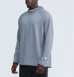 lu Hombres Sudaderas con capucha Jersey Deportes Manga larga Equipo de yoga Estilo para hombre Chaquetas sueltas Suéter Entrenamiento Fitness Ropa LL Tendencia de moda dfhd