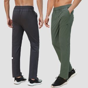 lu Hommes Jogger Pantalons longs Sport Yoga Tenue Séchage rapide ll Cordon de serrage Poches zippées Pantalons de survêtement Pantalons Hommes Casual Taille élastique Fitness 62316