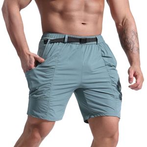 Lu Men Shorts Summer Sport Workout Belt Baille Ajutable WaitB Cargo Ize GM Fabric