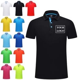 Lu Men -T-shirt Tee Tee Tops Summer Couleurs masculines masculines à manches courtes Polo décontracté Polyester Sports Dry Sports Slim Button Top Shirts Yoga Align Workout Running