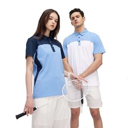 Lu Men -T-shirt Tee Tee Tops Summer Summer Drying Top Top Tennis Youth Business Club Short Sleeve Unisexe Golf T-shirt Yoga Align Work