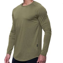 Lu Hommes Yoga Tenue Sport T-Shirt À Manches Longues Hommes Sport Style Entraînement Serré Vêtements De Fitness Élastique À Séchage Rapide Minceur gfhdfh Quick-drying running clothes 121