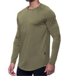 Lu Mannen Yoga Outfit Sport T-shirt met lange mouwen Heren Sportstijl Strakke training Fitnesskleding Elastisch Sneldrogend Slijtage Hetzelfde model voor internetberoemdheden 58