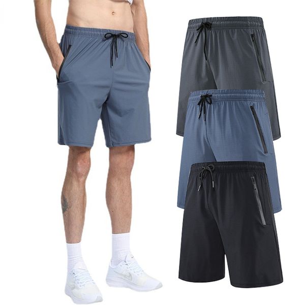 Lu Men Yoga Sports Short à séchage rapide avec poche arrière pour téléphone portable Casual Running Gym Jogger Pant