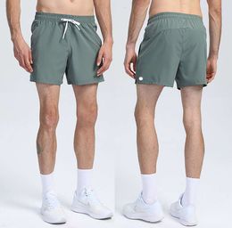 Lu Mens Jogger Sports shorts voor wandelcycling met Pocket Casual Training Gym Short Pant Breathable 1105es