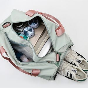 Lu nouveau sac polochon de sport bagages pour femmes ll sacs de sport imperméables sacs à bandoulière sac à bandoulière 6 couleurs L1