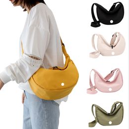 Lu Nylon Beld Ladies Cinta Casual Bolsas de mensajero al aire libre Pequeño bolso de playa de hombro para gimnasio