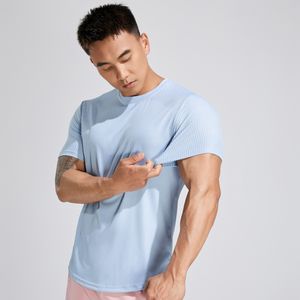 Lu Outdoor Mens Crew Shirt Mens Ments Séchon Dry Wicking Tee Men Short Shirts Shirts Gym Body Body Body Body