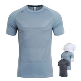 lu Outdoor Mens Sport T-shirt Dames Snel droog zweet-picking paar Korte Top Wrokout Route Sleeve R363