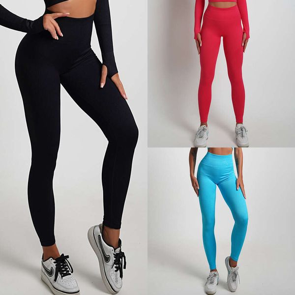 Lu Pant Align Lantech Women Sports Running Sportswear Stretchy Levant Fiess Clangs Leggings Gym Pantalons d'exercice Squat Squat Yoga Gry sans couture W