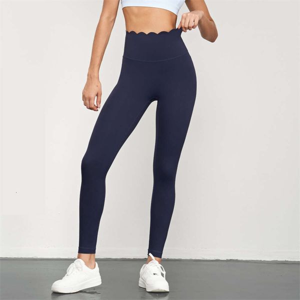 Lu Pant Align Lemon Vente Gym Chaud Entraînement Yoga Pantalons De Sport Femmes Taille Haute Pétale Fiess Collants Push Up Scrunch Leggings Pantalon De Course J