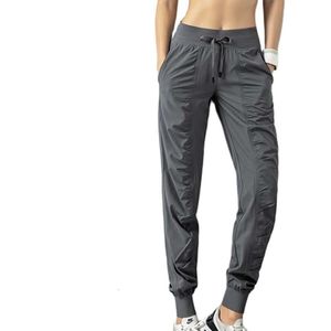 Lu Pant Align Lemon Yoga LeggingsCasual Fitness Dancing Femmes en plein air ont un séchage rapide Printemps et Automne Saison Hip Hop LL Lu Jogger