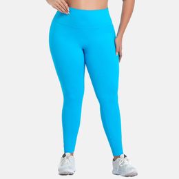 LU Legging de Yoga grande taille, pantalon moulant de sport pour l'abdomen, taille haute, pantalon de fitness