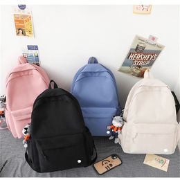 Lu Schoolbag Mochila para estudiantes Mochila Hipster Mochila de viaje Bolsa de almacenamiento de fitness