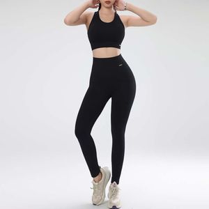 LU Set Align Fiess Sports and Suit Gym Vêtements Yoga Bra Leggings sans couture Running Women Tops Pant Pant Lemon Gym Running Workout