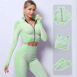 Lu set à sauts align le citron 2 / 3pcs en yoga sans couture sets sport fiess gilet haut taille pantalon de hanche à lifting costumes entraîneurs de gym