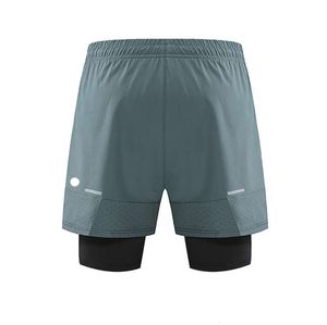 LU shorts Short de sport de jogging pour hommes pour la randonnée, le cyclisme avec doublure intérieure, entraînement décontracté, court de gymnastique, 3 couleurs, taille de pantalon M-3XL respirant