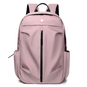 Lu Simple Nylon étudiants Campus sacs de plein air adolescent haute capacité sac à dos tendance coréenne avec sacs à dos pochette d'ordinateur