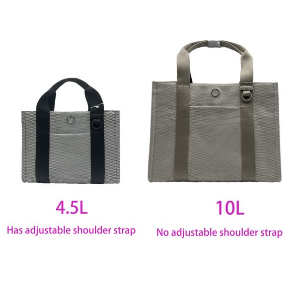 Lu Sac fourre-tout en toile bicolore pour femme Sac de shopping de plus grande capacité Sac de voyage 2 tailles 10L et Mini 4,5L qltrade_9 Pré-vente à l'avance le cycle de livraison est d'environ 30 jours