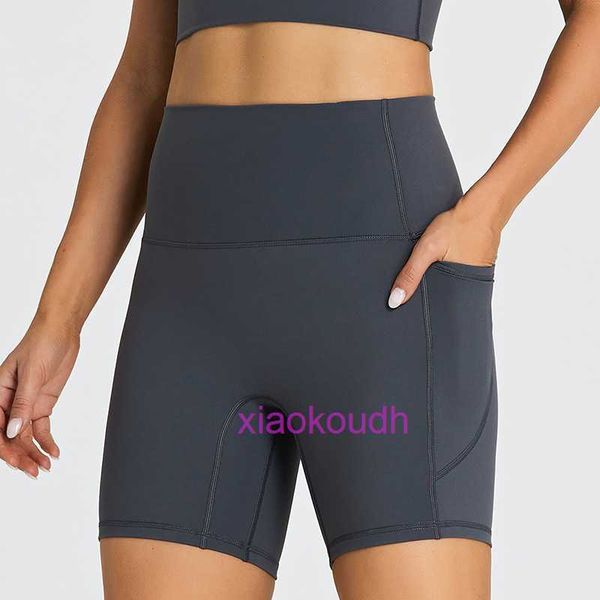 Lu Femme Biker Hotty Shorts de yoga chaud et nu