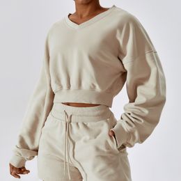 lu Vrouwen tweedelige set trui en korte joggingbroek Set Casual herfst vrouwelijke sweatshirt broek trainingspak pak outfit