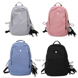 LU femmes Yoga sacs de plein air sac à dos décontracté gymnase adolescent étudiant cartable sac à dos 4 couleurs mode M32B PE