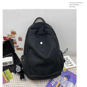 LU Women Yoga Outdoor Bags Backpack Casual Gym Teenager Student Schoolbag Knapsack 5 Colors
