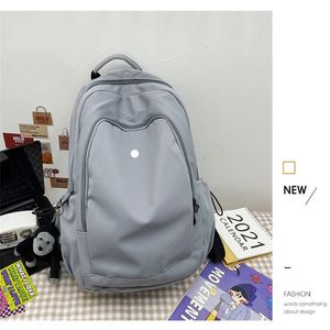 LM181 Women Yoga Outdoor Bags Backpack Casual Gym Teenager Student Schoolbag Knapsack 4 kleuren