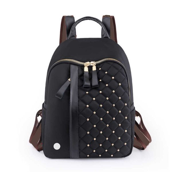 Lu Mujeres Yoga Bolsas al aire libre Mochila Casual Gimnasio Diseñador Moda Adolescente Estudiante Mochila Mochila 4 colores