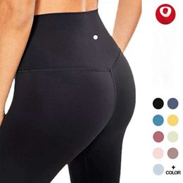 Lu femmes Yoga Push Ups Fiess Leggings doux taille haute hanche ascenseur élastique t-line pantalons de sport lu Leggings