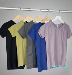 Lu vrouwen yoga t-shirts vrouwen-shirt hoog-elastisch ademende top snel drogen