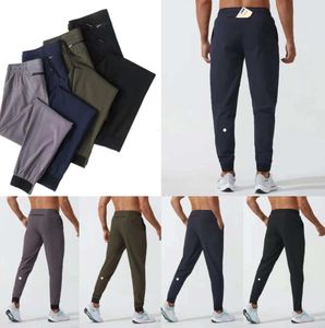 LU Pantalon de jogging LL pour femme - Costume de yoga - Corde de traction - Séchage rapide - Pantalon de survêtement pour course à pied - Ceinture de jambe - Long dos à capuche - Lululemens 1102ess