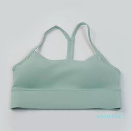 Lu Yoga Flow y Sport Bra Women Women Energy Workout Vest Crops Tops Gym rembourré respirant Running Push Up Lingerie Underwear 2022 Hot Sell 97