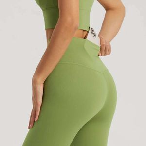 Lu Yoga Pant Align Leggings Substituts Pantalon taille haute Soutien de la cheville Randonnée Collants de course Pantalon Citron LL Jogger Lu Yoga-08 2024