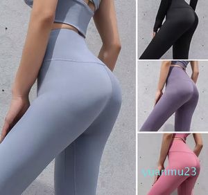 lu Pantalons de yoga aligner les leggings Femmes Shorts Pantalons courts Tenues Lady Sports Pantalons pour dames Exercice Fitness Wear Girls Running Le