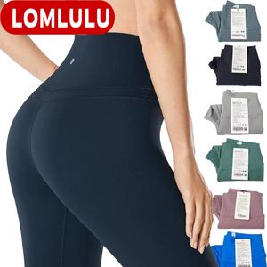 Lu Yoga Femmes Designer Lu Pantalons de yoga Collants de fitness Flexibilité Hip Lift T Pantalons de survêtement Entraînement de course