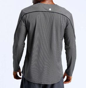LU006 Высококачественные мужские футболки с длинными рукавами для велоспорта, мужские осенние дышащие быстросохнущие спортивные топы с защитой от ругательств, велосипедная футболка