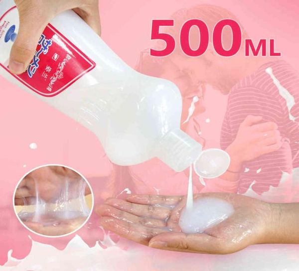 Lubrifiant pour le sexe 500 ml LUBRICANTION à base d'eau pour la session Vagina Anal Oil Adults Masturmateurs Viscous Lube Couples Game Sex5748764