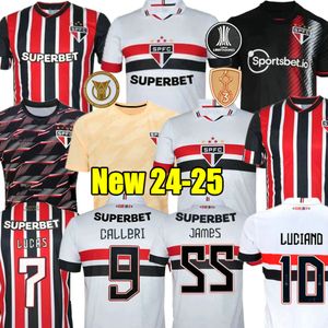 LUCAS Sao Paulo voetbalshirt 23 24 25 Diego Costa JAMES GALOPPO CALLERI Sao Paulo Rafinha voetbalshirts kinderkit Heren dames Nestor 2024 2025 Torcedor M.Araujo Luan