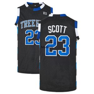 Lucas Scott Jersey 3 Tree Hill Basketball Jerseys 23 Nathan Scott Jersey Cosplay Sport Shirt Mens Mens Us Size S-3XL 240522