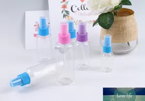 Lucentie reizen transparante plastic parfumverstuiver kleine mini lege spray navulbare fles willekeurige kleur 30 ml 50 ml 100 ml