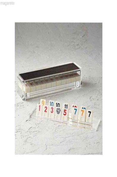 Tablero Lucite para personas de todas las edades, regalo del Día de Acción de Gracias, juego de refuerzo cerebral, Rummy Q Set3271919 personalizado de acrílico