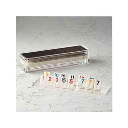 Jeu de société Lucite pour tous les âges, cadeau de Thanksgiving, jeu de Booster de cerveau personnalisé en acrylique, Rummy Q Set4752492