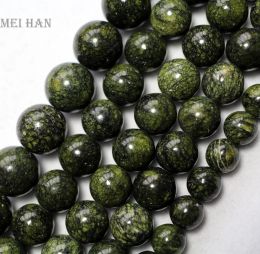 Lucite Meihan – perles rondes en pierre naturelle russe, 3 brins/ensemble, 6mm, pour la conception de la fabrication de bijoux, livraison gratuite